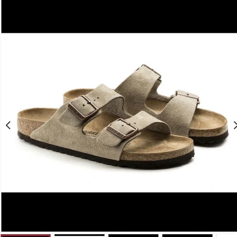 Birkenstock Arizona Classic Nubuck Suede Sandals